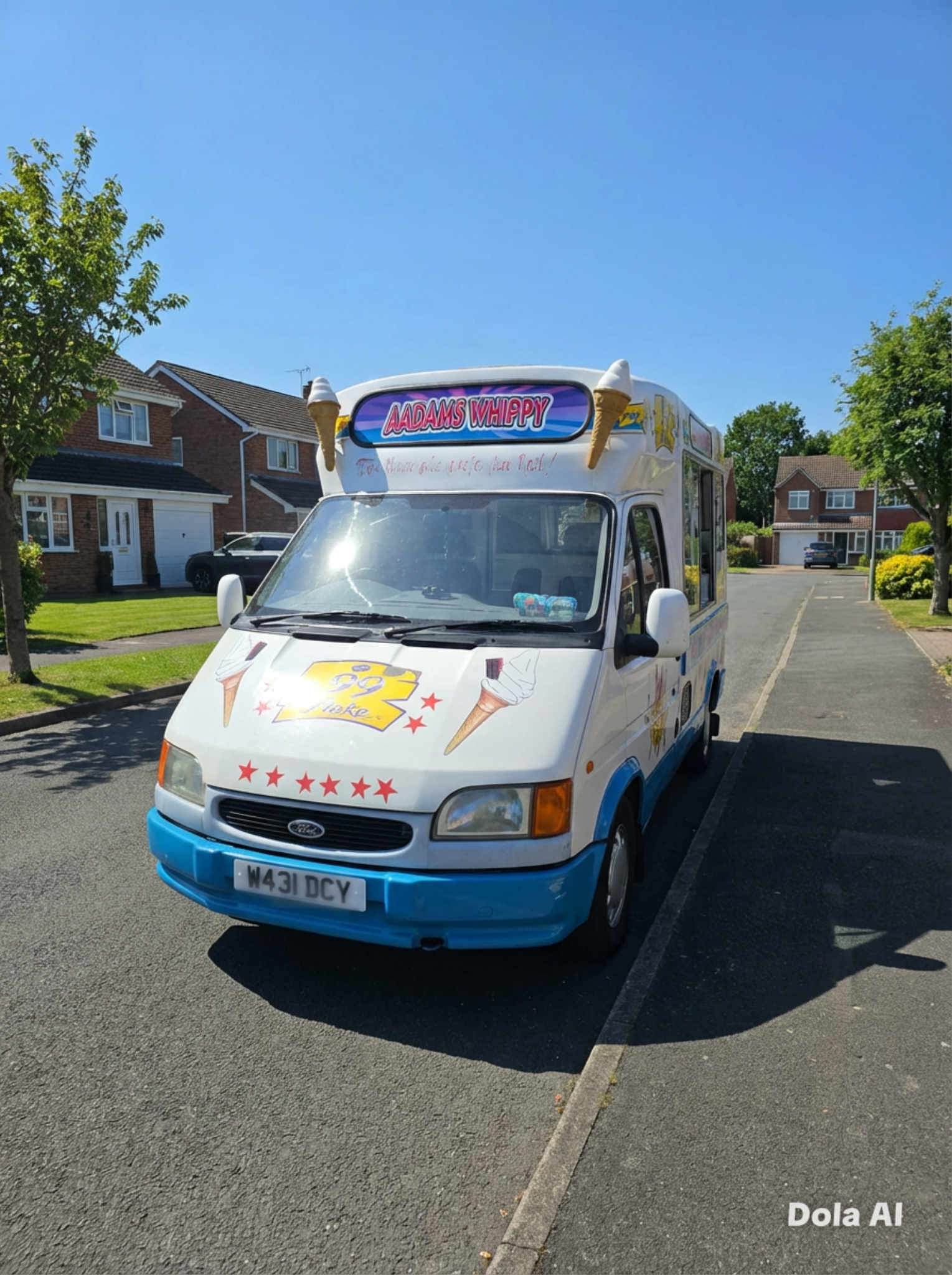 AADAMS WHIPPY ICECREAM VAN<br><span style='font-size:14px; font-weight:400;'>Freshly made ice cream, for those who prefer the best</span> gallery image 3