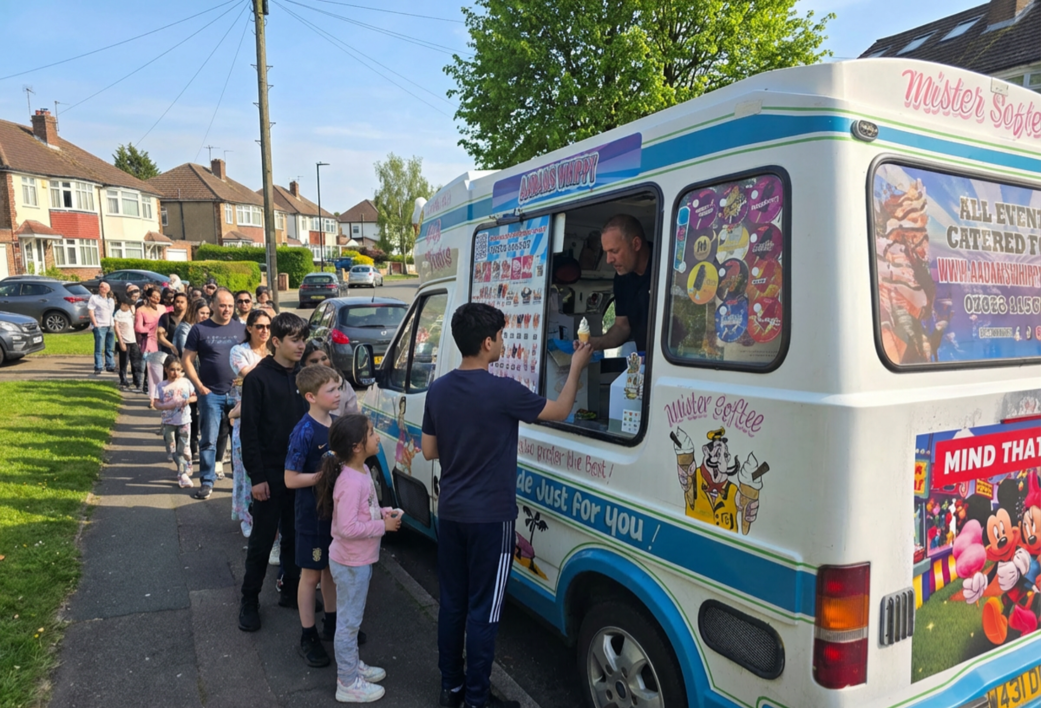 AADAMS WHIPPY ICECREAM VAN<br><span style='font-size:14px; font-weight:400;'>Freshly made ice cream, for those who prefer the best</span> Special
